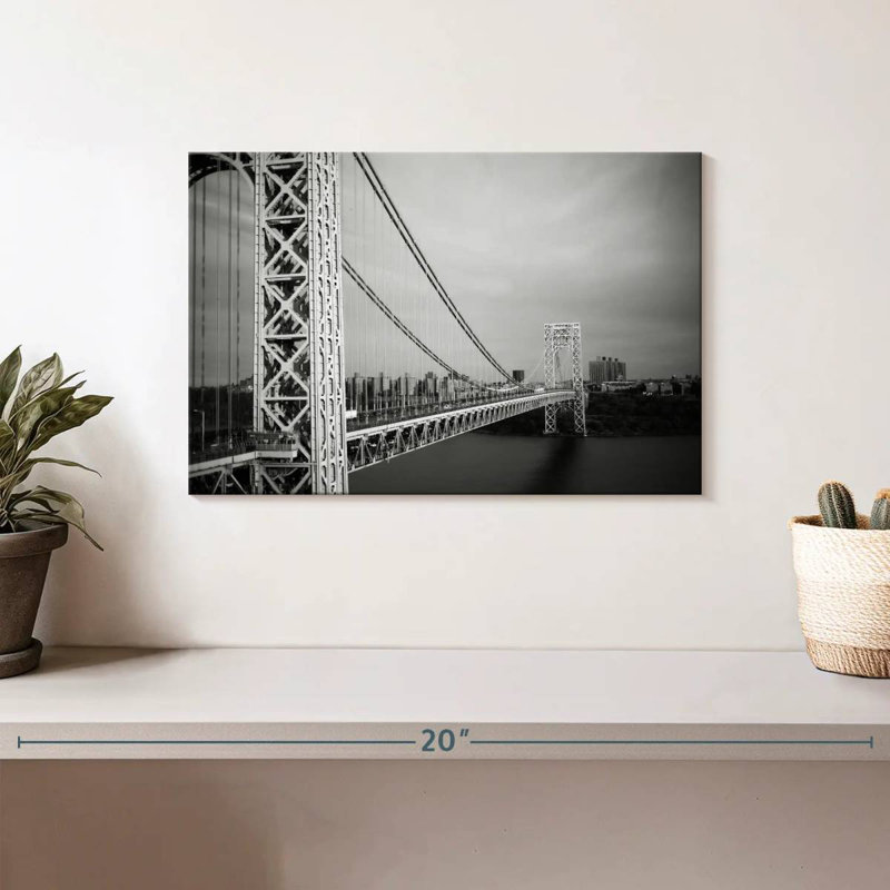 Lilie BW George Washington Bridge, 8" H x 12" W