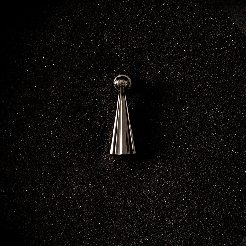 Bijou Laurel Collection Pendant Pull 2-7/16 Inch x 7/8 Inch, Satin Nickel