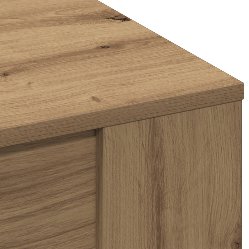 Coffee Table with Storage, Artisan Oak