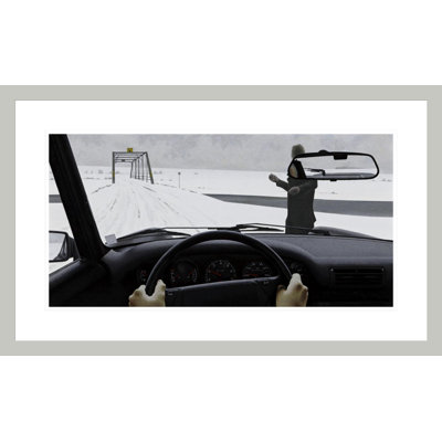 Traveller by Alex Colville -Framed Giclee Print