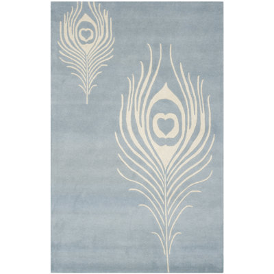 Tapis oriental en laine et viscose touffeté à la main Nonia