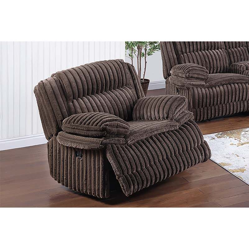 Fauteuil inclinable Adeltraud, Chocolat