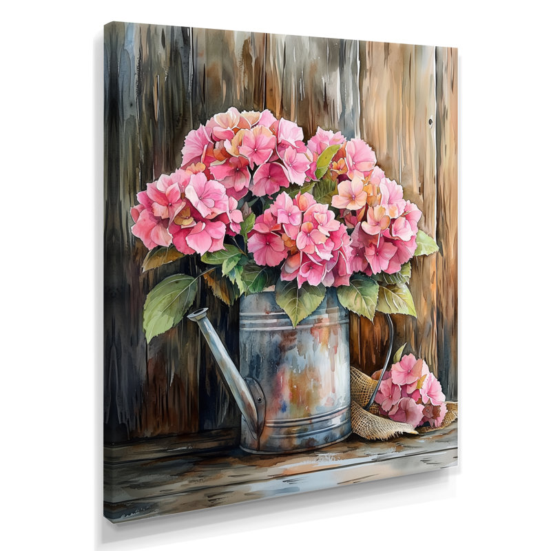 Disma - salon d'art mural floral, Toile tendue, Ne s’applique pas, H 32 po x l 24 po
