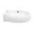 White Ceramic Wall Mount Bathroom Sink 16X11 Inch, Rectangular, Acid , Stain Low Water Absorption, Smooth Polished, Installation Tools Supplies