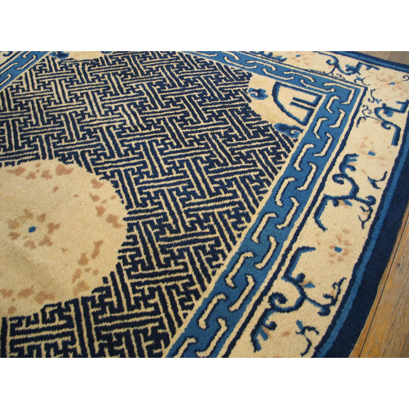 Antique Peking Chinese Ivory 1900s Rug