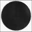 32" Circle Mirror with Metal Beaded Frame