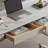 Modern Italian Light Luxury Rock-Panel Desk-89993463