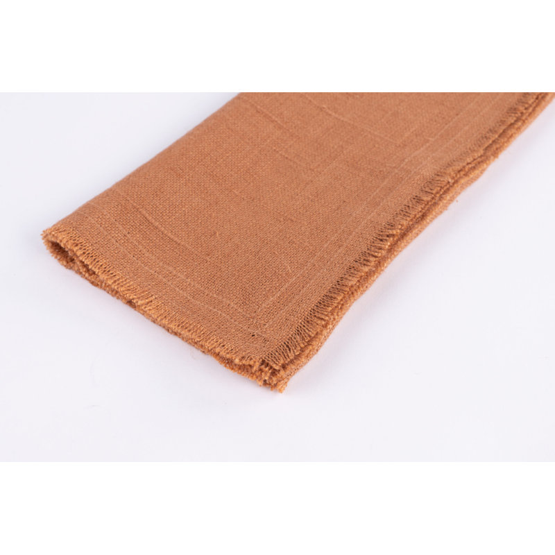 ENSEMBLE DE serviettes de table RAPHY LINEN (ensemble de 4), ocre, Ocre