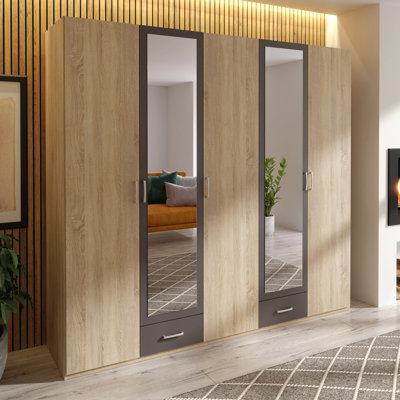 5 Door Wardrobe