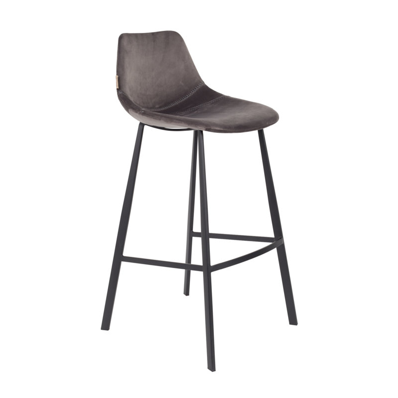 Franky 31" Bar Stool, Gray