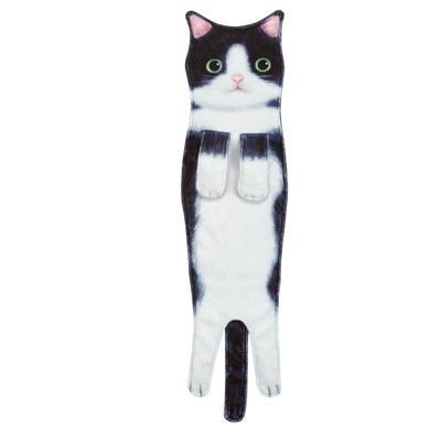 Adorable Cat-Shaped Hanging Kitchen Towel
