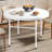 122 cm Round Folding Garden Table with Carry Handle,Portable Camping Table with Metal Frame-1994777022