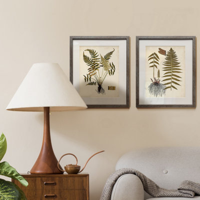 " Fern Botanical IV " 2 - Pieces Painting Print