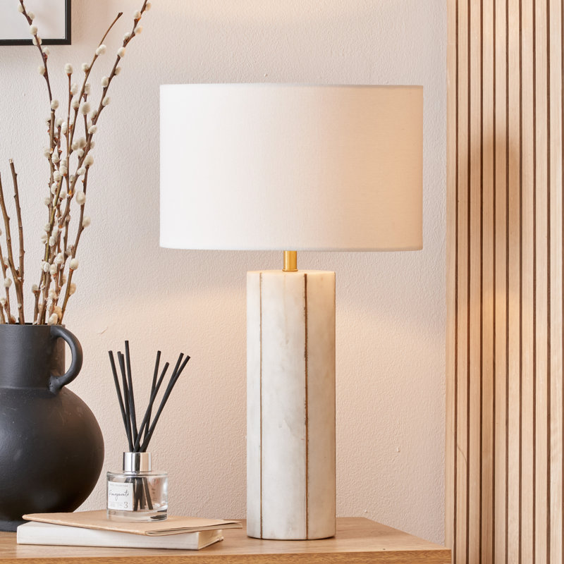 Venetia 46.5 white and green single with USB and Outlet, White
