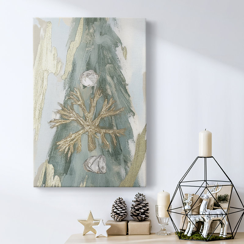 Art des Fêtes de Noël - Toile tendue avec châssis CECXLI, H 27 po x l 18 po