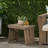 Grey Foldable Outdoor Side Table - Acacia Wood Slat Design Patio Accent Table, 21.5"x13.75"x16", No Assembly Required-1340902980