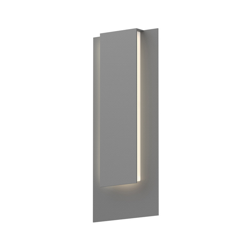 Luminaire à cloison d'extérieur à DEL intégré Reveal, Bronze
