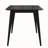 Dining Table Solid Wood Legs, Black-492367345