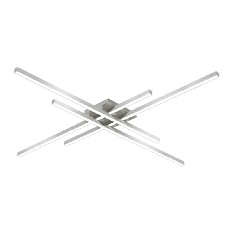 Vega 4 - Light LED Flush Mount, Brushed Nickel