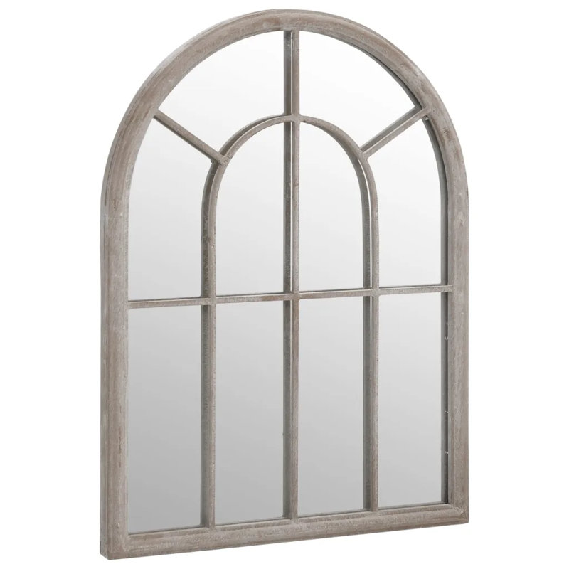 Mooney Metal Flat Wall Mirror, Sand
