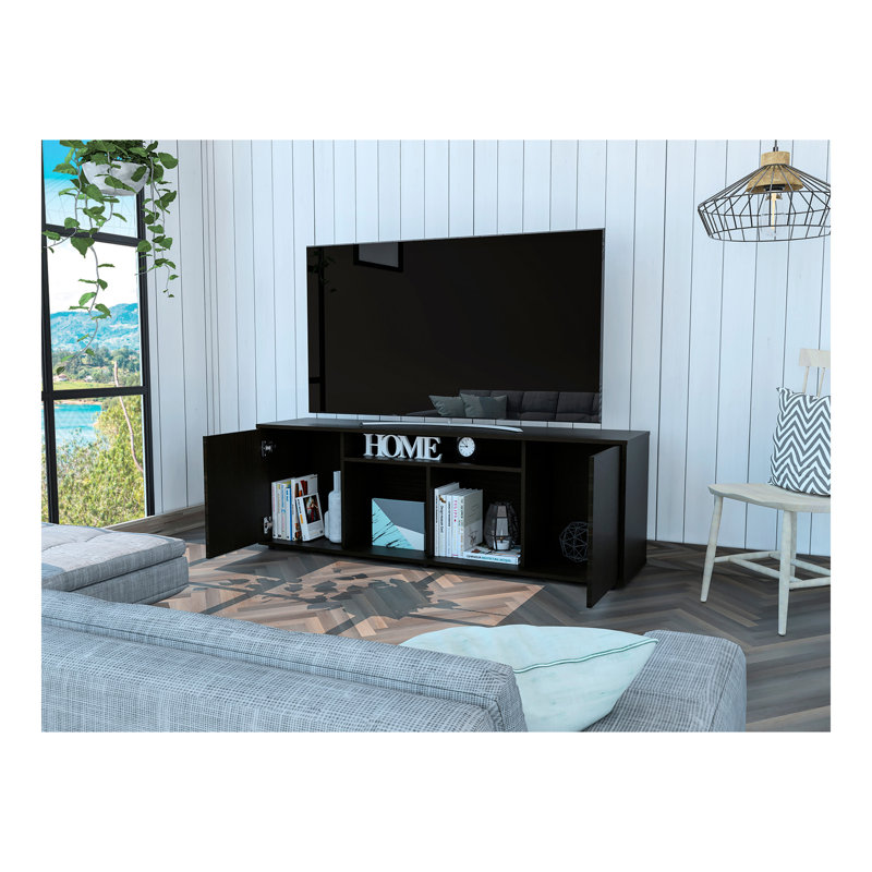 Meuble télé Prana pour téléviseur avec télé 60 po