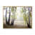 Toile avec cadre flottant brun