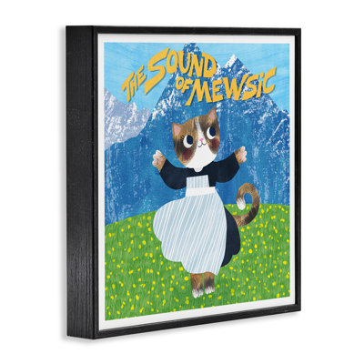 «Sound Of Mewsic Cat Parody», estampe numérique, conception par Angie Rozelaar