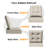Adwin Outdoor 6" Deep Seat Olefin Cushion Set with Water & UV Resistant Cover (Cushions Only)-1965196172-1965196171