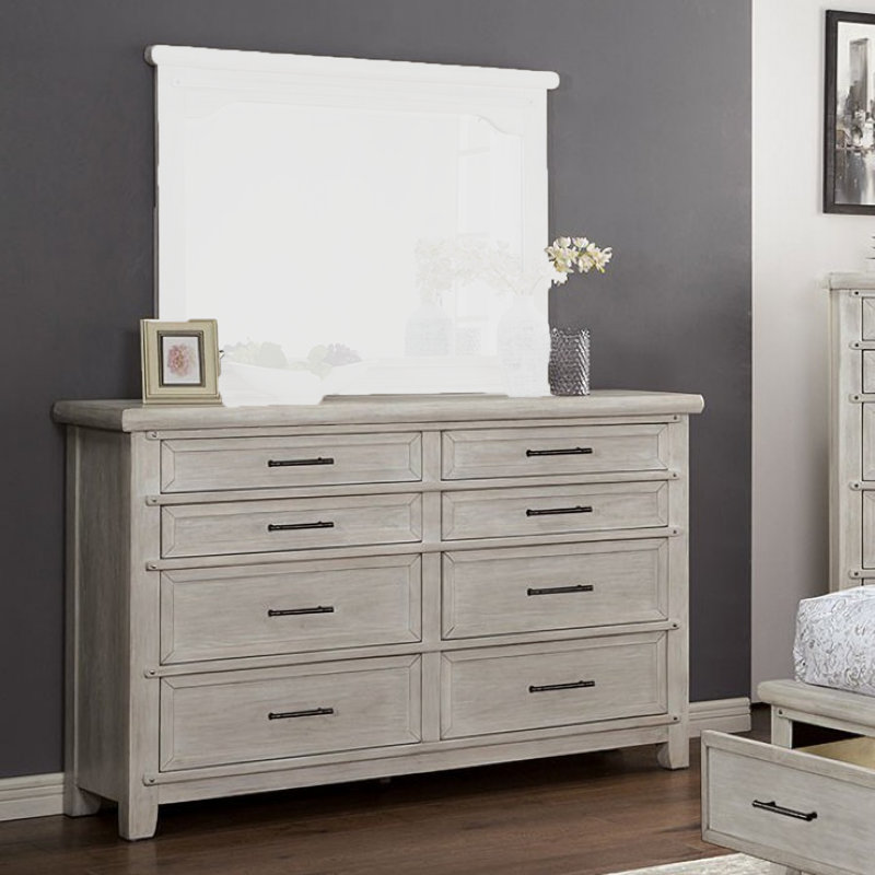 Commode double 8 tiroirs Inia