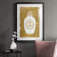 Golden Urn I Golden Urn I - Art mural mat et encadré sous verre, grand salon-1909571362-1909571391
