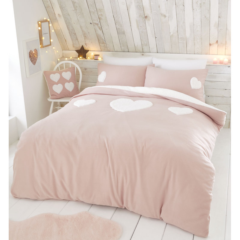 Cosy Heart, 135 x 200cm Duvet Cover + 1 Standard Pillowcase
