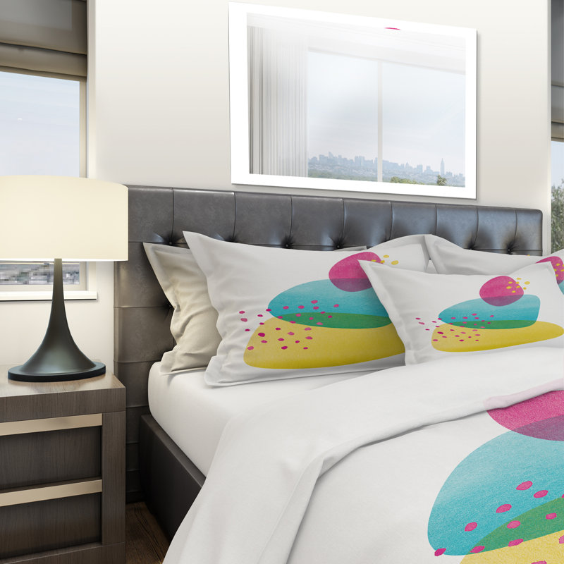 Ensemble de housse de couette minimaliste équilibre i, Housse de couette très grand + 2 taies décoratives