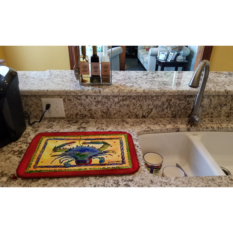 Tapis de séchage crabe