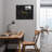 New View Gifts Wall Hanging 19' X 16' French Memo & Photo Board, "Memories" Black Linen Fabric