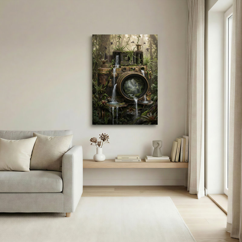 Ensemble de 1 toile murale « Appareil photo de la nature », 24"H x 18"W, Wrapped Canvas
