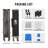 CROWN SHADES 10x10 Pop up Canopy Tent Patended Centerlock Instant Commercial Canopy with 150D Silver Coated Fabric Including 2 Extend Awnings, 4 Ropes, 8 Stakes, 4 Weight Bags, STO 'N Go Bag-108926417