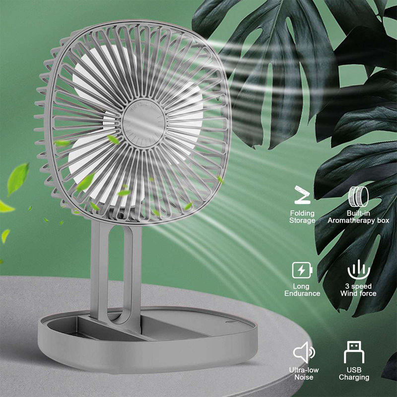 Ventilateur personnel 10,6 po Deago, Gris