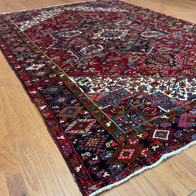 HERAT ORIENTAL Handmade Heriz Wool Rug