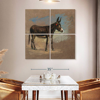 Étude Brampt. Une mule