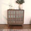 Buffet à buffet, armoire de rangement moderne de style Mid-Century avec portes et tablettes, armoire de style bohème en bois pour le salon