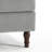 3 - Piece Upholstered Light Gray Tufted Corduroy Modular Sectional with Pillow and Removable Flip-Tray Top Storage Ottoman-2024983081