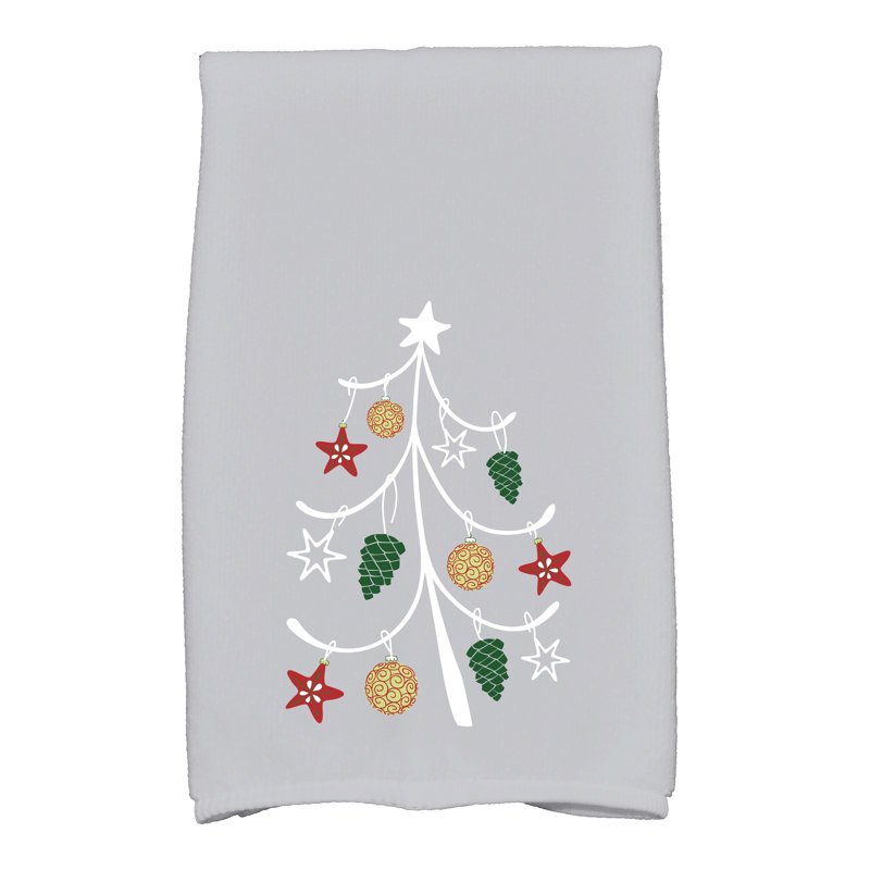 Springville Tea Towel Kitchen Towel, Gray