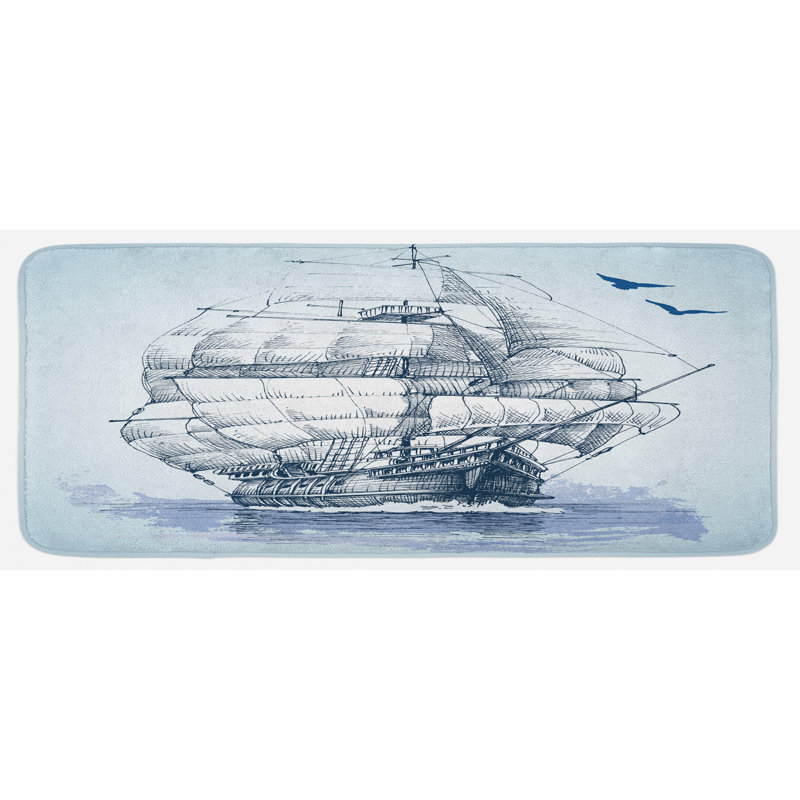 Tapis de cuisine pour bateau