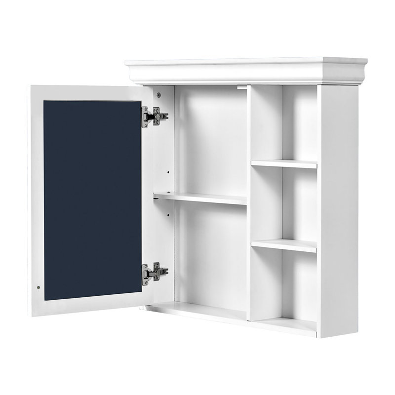 Armoire à pharmacie de salle de bain avec miroir, armoire de toilette murale