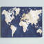 Carte du monde marine et or délavé par Alicia Vidal - impression d'art graphique-52745333-52745336