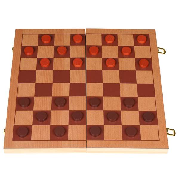 Sterling Games 3 in 1 - Chess, Checkers, and Backgammon Set Board Game ...