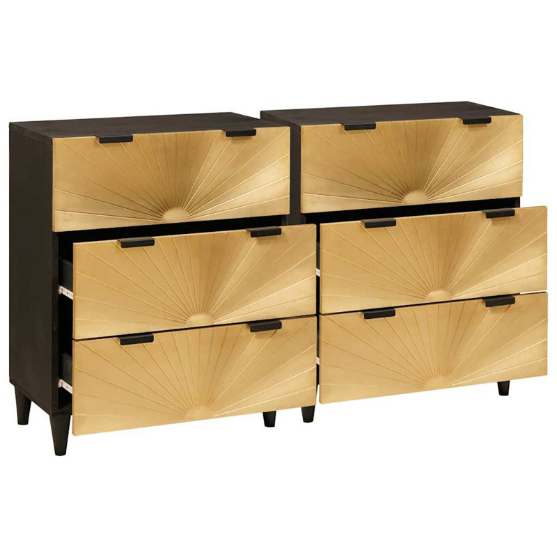 60cm Solid Wood Sideboard