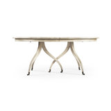 Solar Oval Solid Wood Dining Table