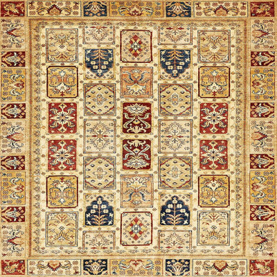 Tapis décoratif multicolore à motif abstrait