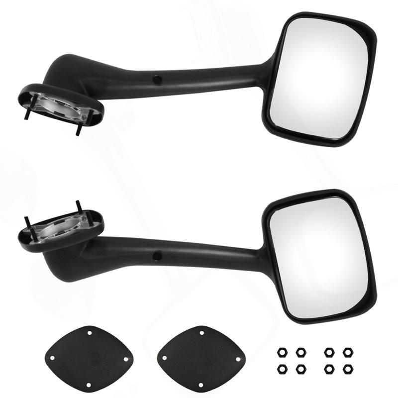 Miroirs noirs compatibles avec la paire Freightliner Cascadia 2008-2016